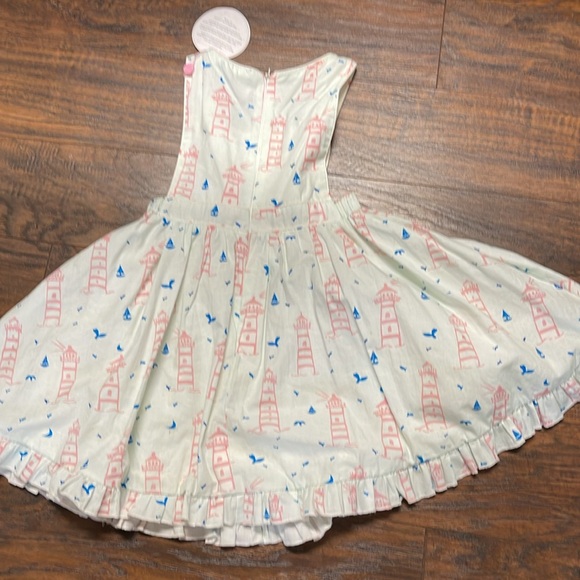 SweetHoney Nautical lighthouse Dress 5T - Picture 3 of 3